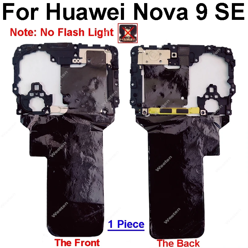 Mainboard Cover For Huawei Nova 9 SE Mainboard Cover Motherbaord Holder Frame With Flashlight Lamp Replacement Repair Parts