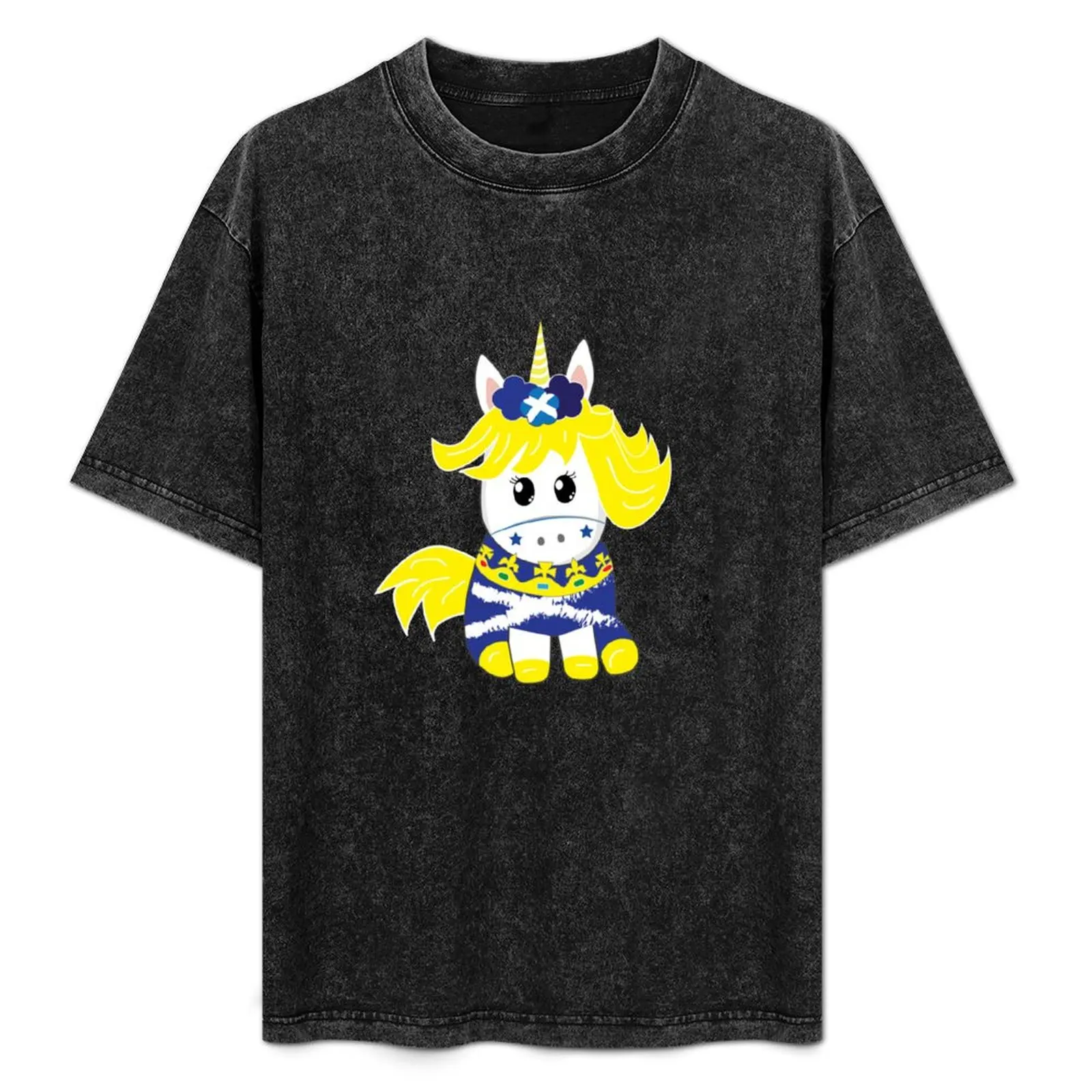 

Scottish unicorn shirt flag of scotland T-Shirt Novelty Graphic Tee Shirt