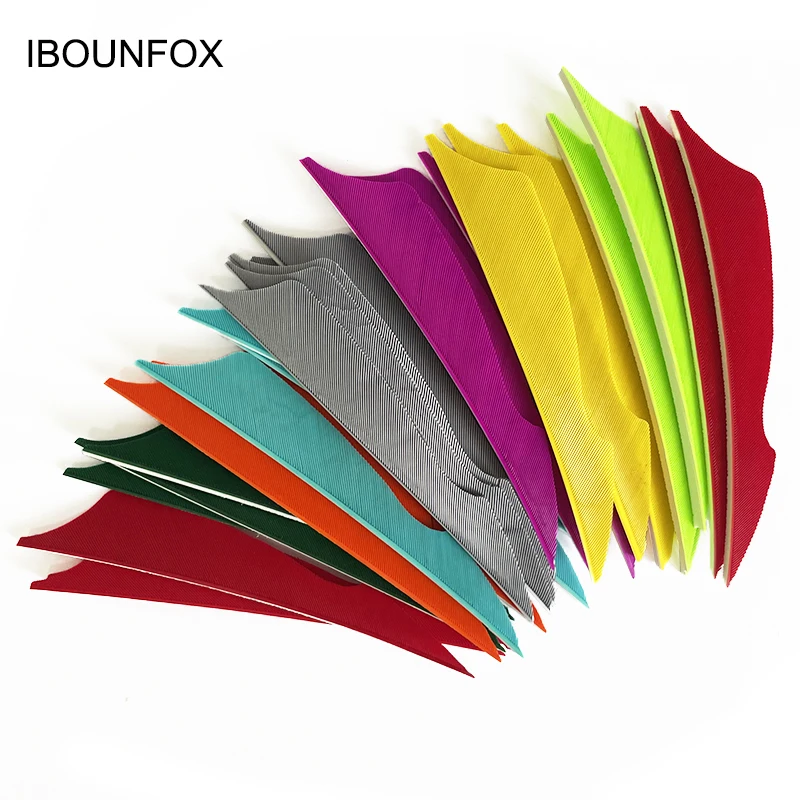 50Pcs 4 Inch Sting Arrow Turkey Feathers Right Wing Archery Fletching Accessories DIY Hunting Bow Shooting 17 Color