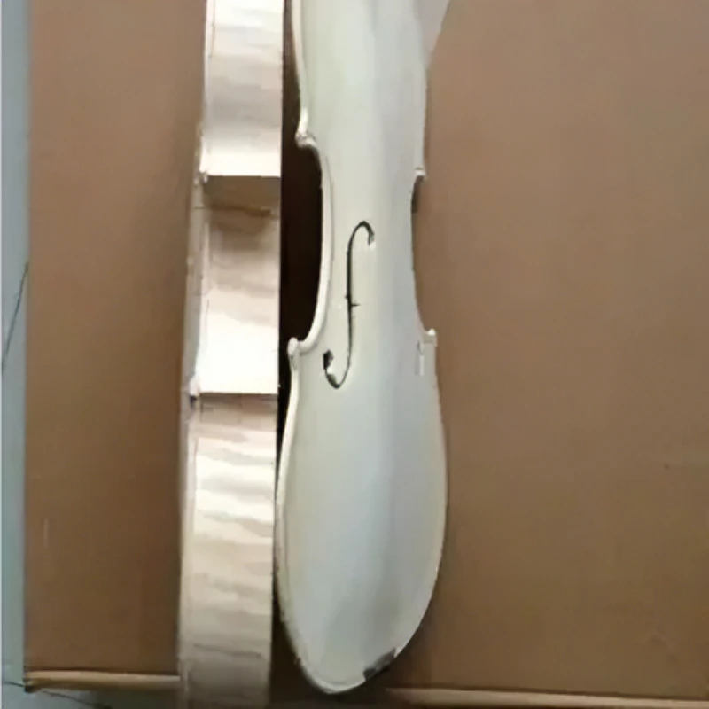 5/10pcs Unvarnished top unfinished violins 4/4,flamed maple back