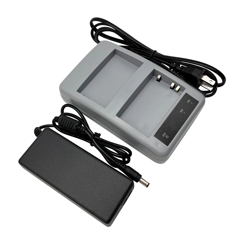 

10038 Dual Charger for Pentax GPS RTK BL-200 Battery US EU Plug