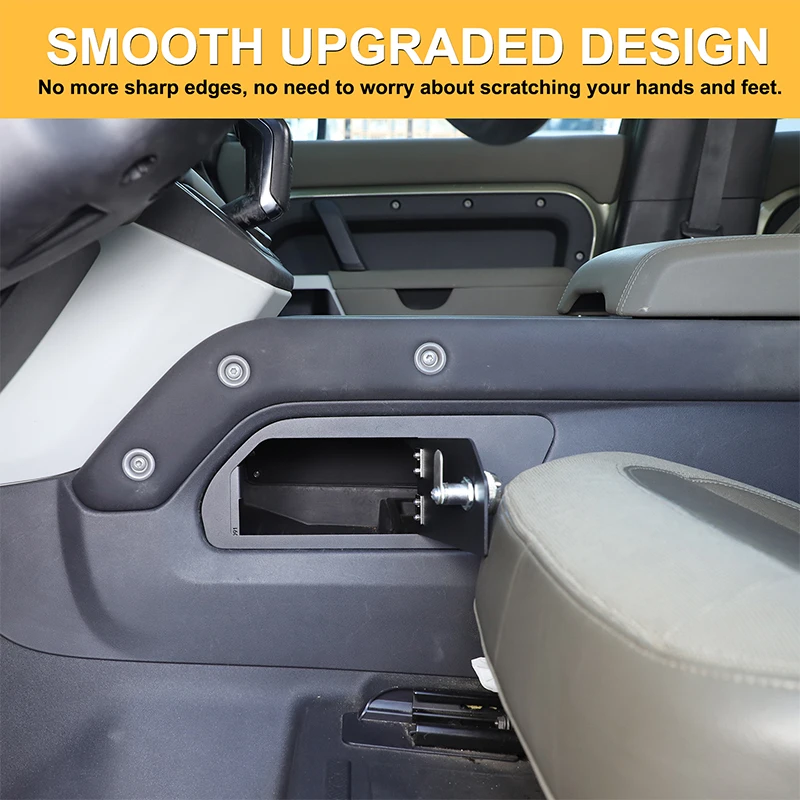 For Land Rover Defender 90 110 130 20-24 Central Armrest Lower Box Combination Lock Safety car organizers accessories safes