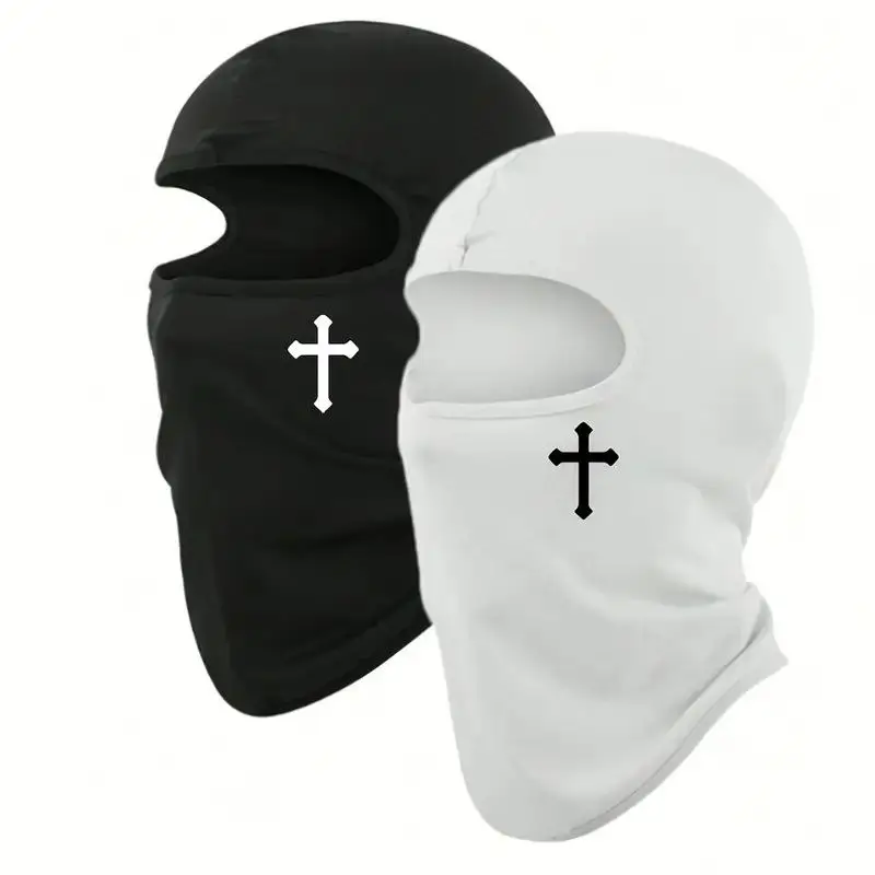 AliExpress Black Cross Breathable Full Face Balaclava Ski Mask for Outdoor Sports - Bicycle Motorcycling Hiking Skiing