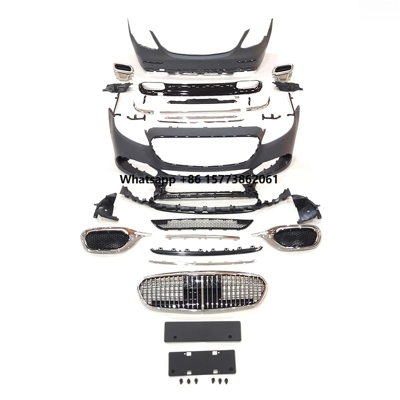 18-20Y W213 Upgrade to 21Y W223 MBH Style Car Bumpers Facelift Body Parts E Class Upgrade to S Class Body Kits Conversion Kit