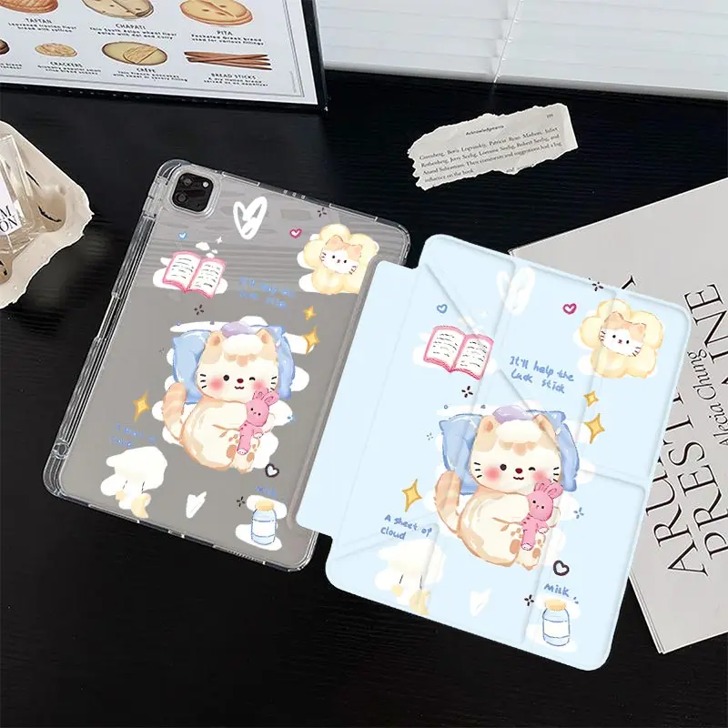 Anti-Bending 3+Y Fold Case For Redmi Pad SE 11 inch Redmi Pro2 2025 12.1 Xiaomi Pad 5/6/7 11 inch Redmi Pad Pro 12.1
