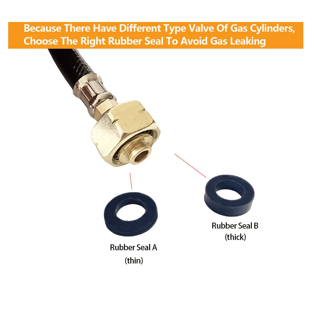 محول تعبئة الغاز صمام التضخم اسطوانة خزان الغاز ملء موصل مانعة للتسرب المطاط أنبوب تعبئة الغاز موقد غاز محمول #2