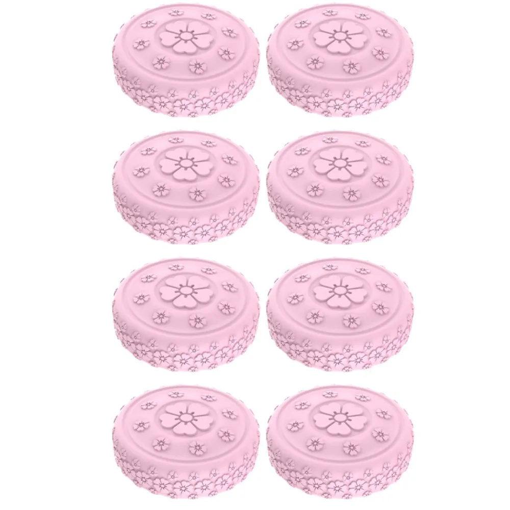 

8Pcs Silicone Luggage Wheels Protector Cover Anti-slip Shock Absorption Luggage Caster Shoes Reduce Wheel Wear Reduce Noise