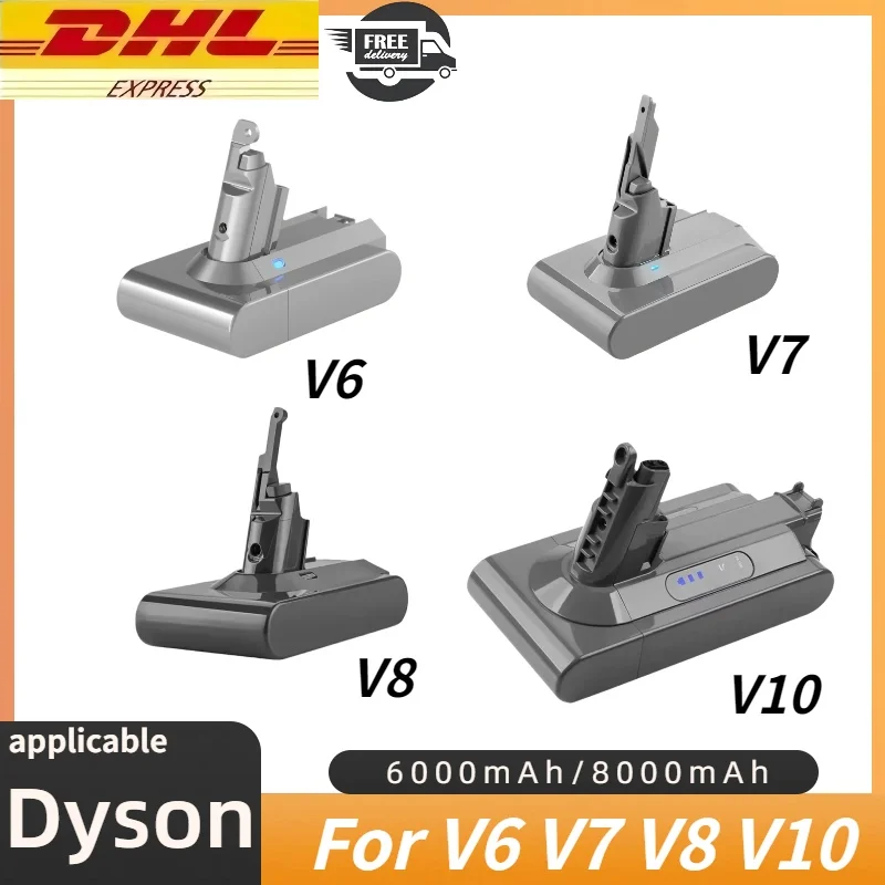 

Dyson V8 Absolute Cord Free Сменный аккумулятор для пылесоса Ручной пылесос 21,6 В 12800 мАч, 100% новый