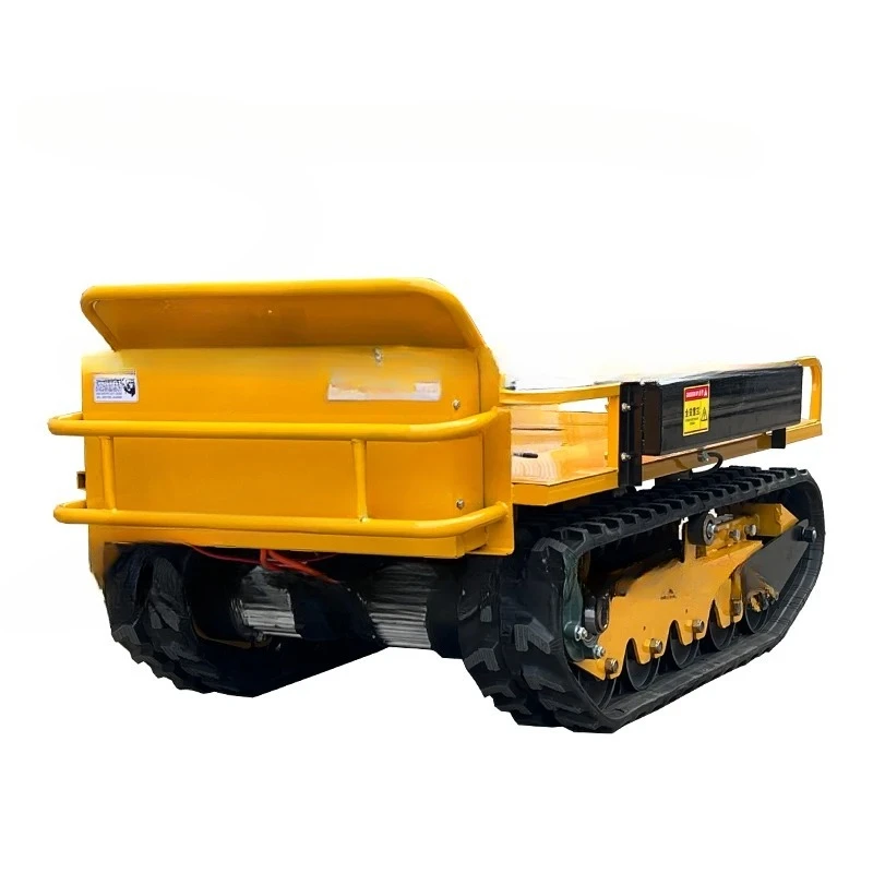 Small Agricultural All‑Terrain Crawler Chassis Kit, Brushless Motor Remote Controlled Crawler Transporter