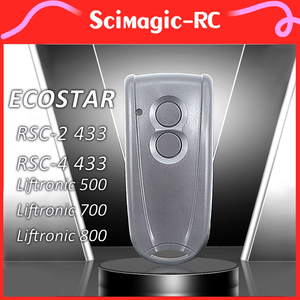 

HORMANN ECOSTAR RSC2 RSE2 433,92 МГц Пульт дистанционного управления в гараже. Для двигателей Liftronic 500 700 800 433 МГц Rolling Code Door Opener