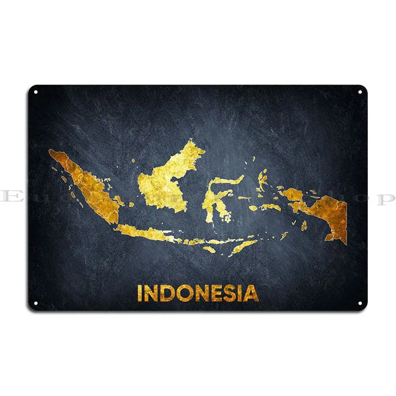 Indonesia Jakarta Metal Plaque Vintage Garage Cinema Customized Poster Tin Sign Poster