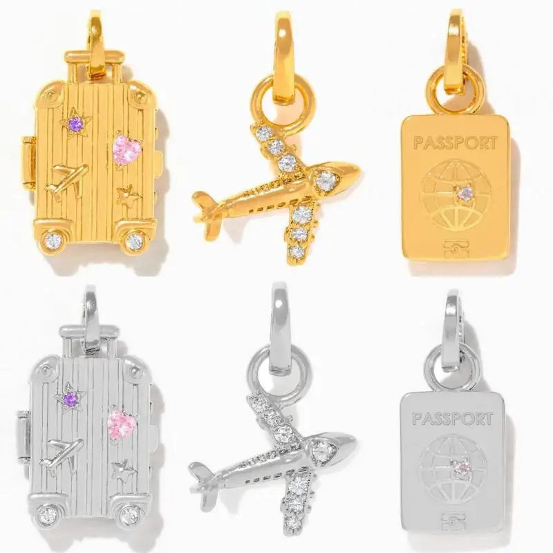 Stainless Steel Famous Building Ancient Pendant DIY Necklace Jewelry Making