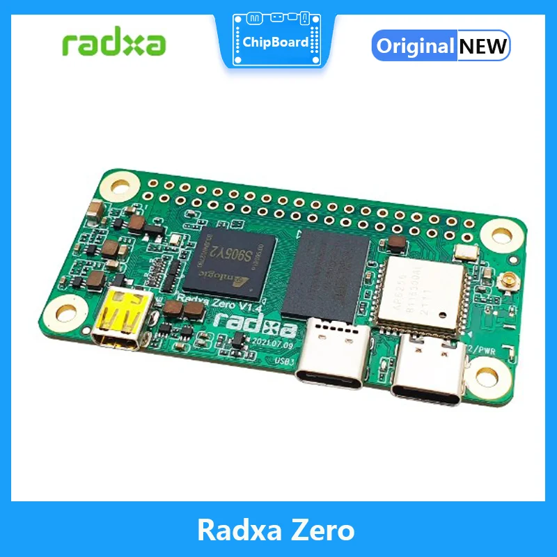 

Radxa Zero 4G Ram 32G Emmc Quad-core Mini Development Board, A powerful alternative to Raspberry Pi Zero W