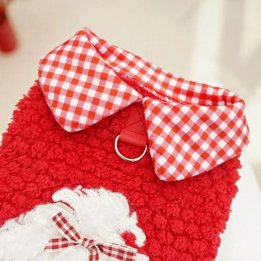 

Traceable Design Windproof Winter Dog Clothes Comfortable Warm Thick Dog Vest Cartoon Pattern Pet Coat for Autumn Winter