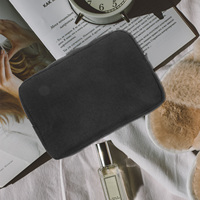 Portable Storage Bag Black Travel Electronics Organizer Multifunctional Makeup Bag Data Cable Pouch Digital Accessories