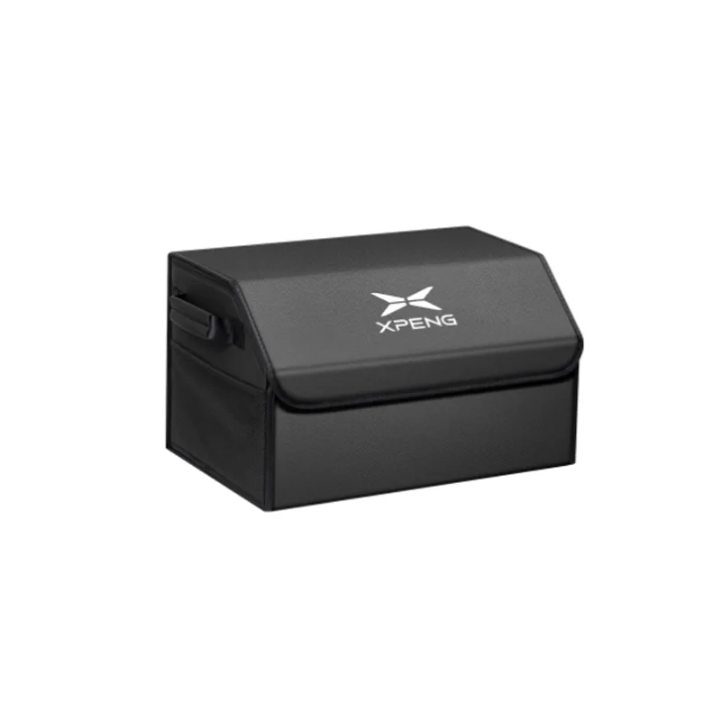 ل Xpeng Xiaopeng G6 P7 P7i X9 G3 G3i G9 P5 سيارة قابلة للطي الجلود طوي صندوق تخزين السيارة تستيفها اكسسوارات السيارات