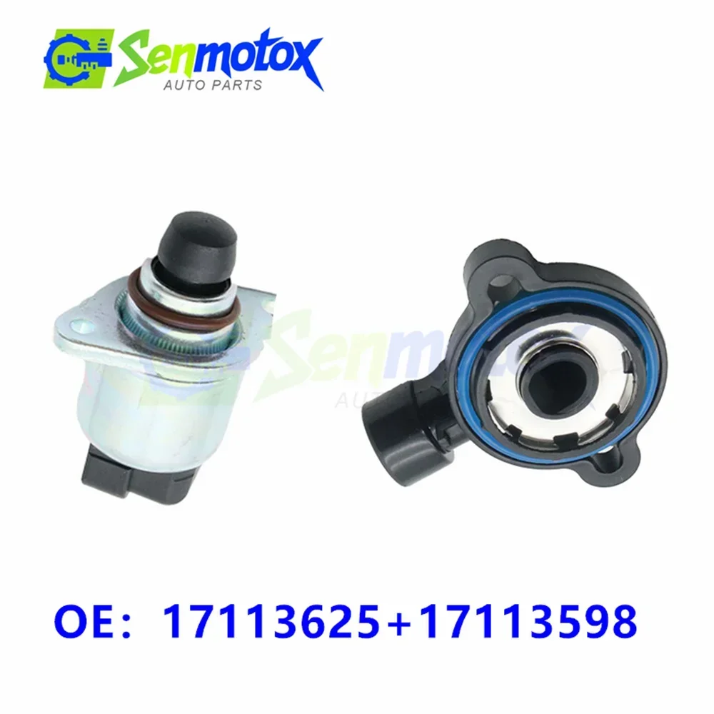Sensor de Posición del Acelerador TPS 17113625, Válvula de Control de Aire en Ralentí IAC 17106809, Piezas de Auto para Chevy GMC 1500 Buick Cadillac 17113598