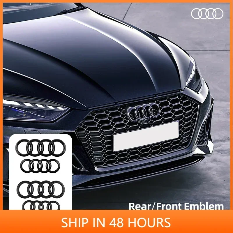 

НОВЫЕ эмблемы-наклейки ABS на капот и багажник для Audi S A3 A4 B8 8P 8V B6 A5 A6 C7 Q5 B9 B7 C6 A1 Q7 Q3 TT A7 8L