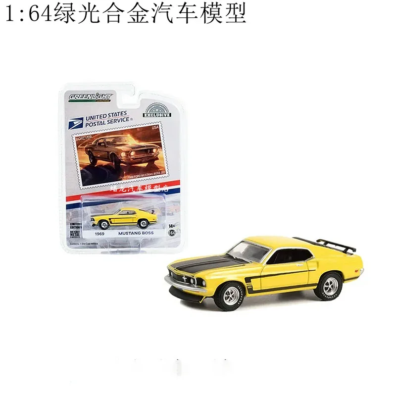 Greenlight 1:64 Escort RS Red Mustang Shelby 98 Firebird Lowwind motores de fuego serie aleación modelo de fundición a presión coleccionar adornos