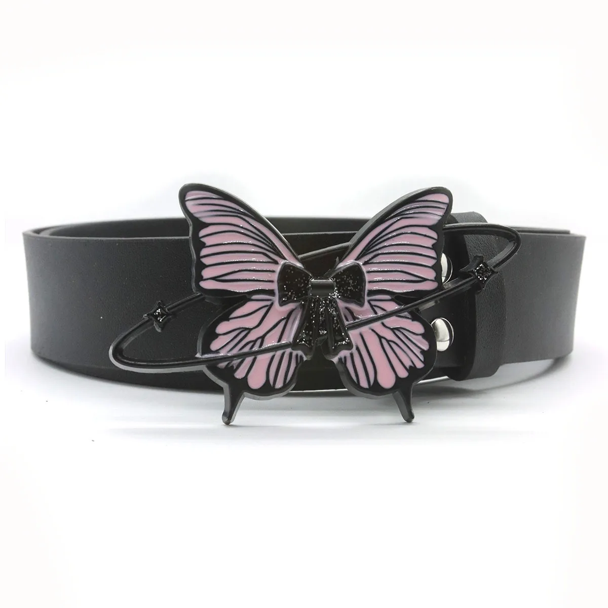 

Окружающий клейкий пояс Y2k с бабочкой-капелькой, женские джинсы, аксессуары для юбок, модный, универсальный, индивидуальный пояс