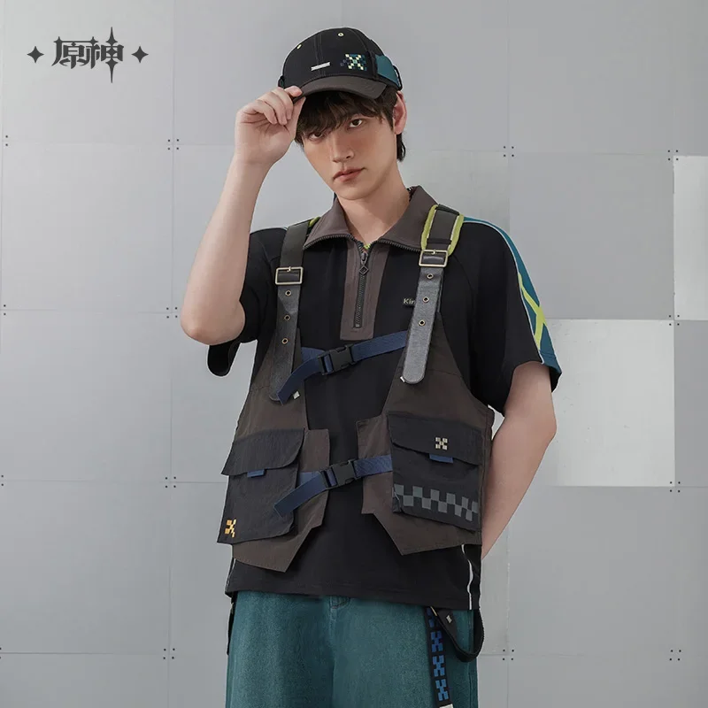 

[Official Merchandise] Genshin Impact Kinich Theme Impression Clothing Outdoor Utility Vest Preorder Ship in 2025.07