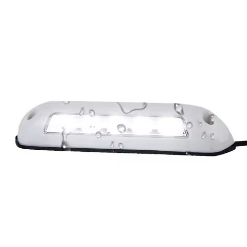 12V Motorhome Caravan Interior Wall Lamps 6000K Waterproof Awning Lights 10LED Display Wide Lights RV Retrofit Outdoor Lighting