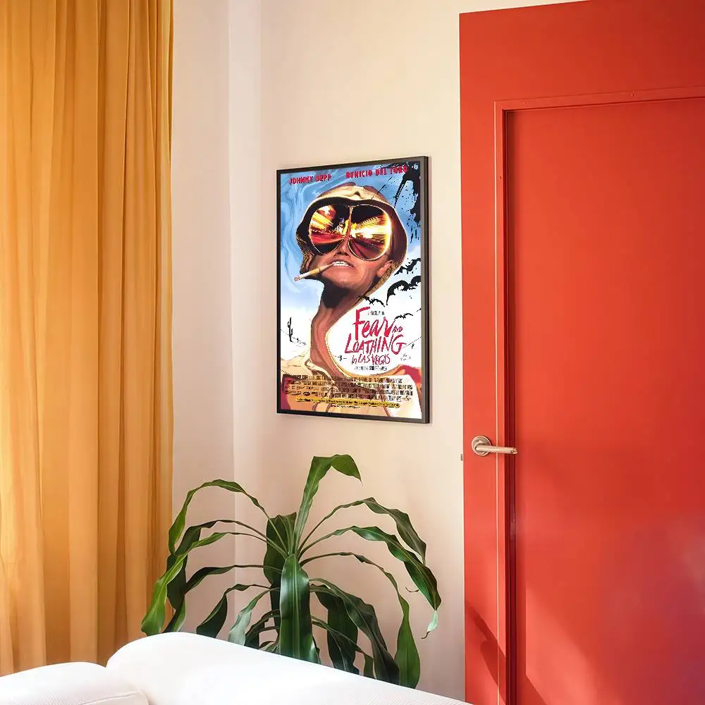 فيلم الخوف والكراهية في لاس فيغاس DIY ملصق لاصق مقاوم للماء ورقة ملصق مقهى بار ديكور المنزل #3
