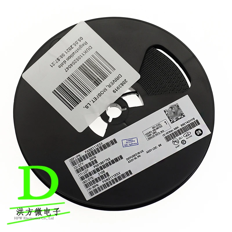 10pcs New and Original IC GATE DRVR LOW-SIDE FAN3111ESX SOT23-5 code 111E