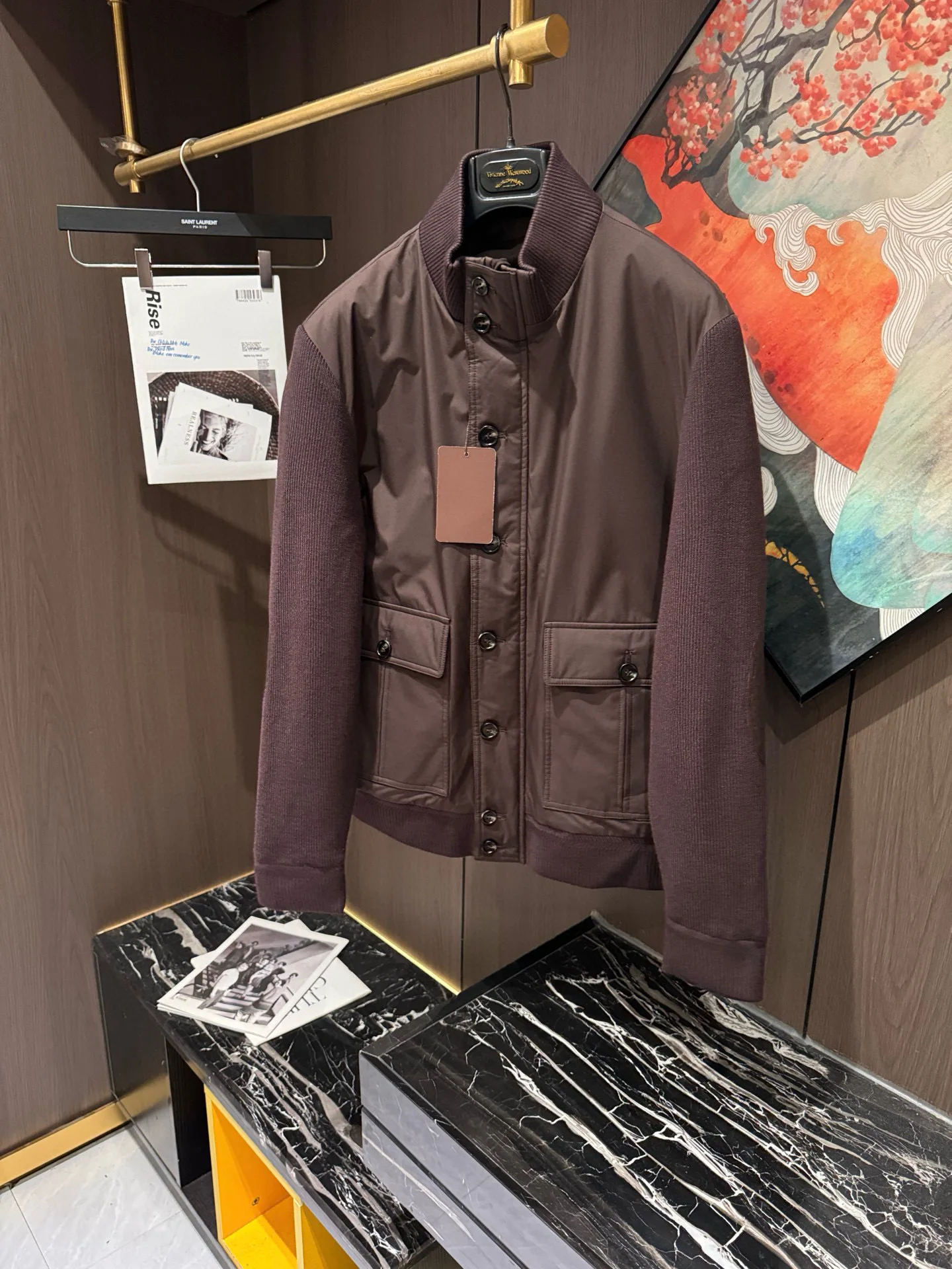 سترة LP محبوكة كاجوال بنمط المال القديم #3