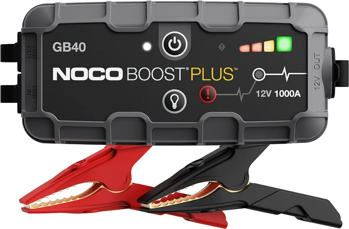 NOCO Boost Plus GB40 1000A UltraSafe Car Battery Jump Starter, 12V Battery Pack, Battery Booster , Gray