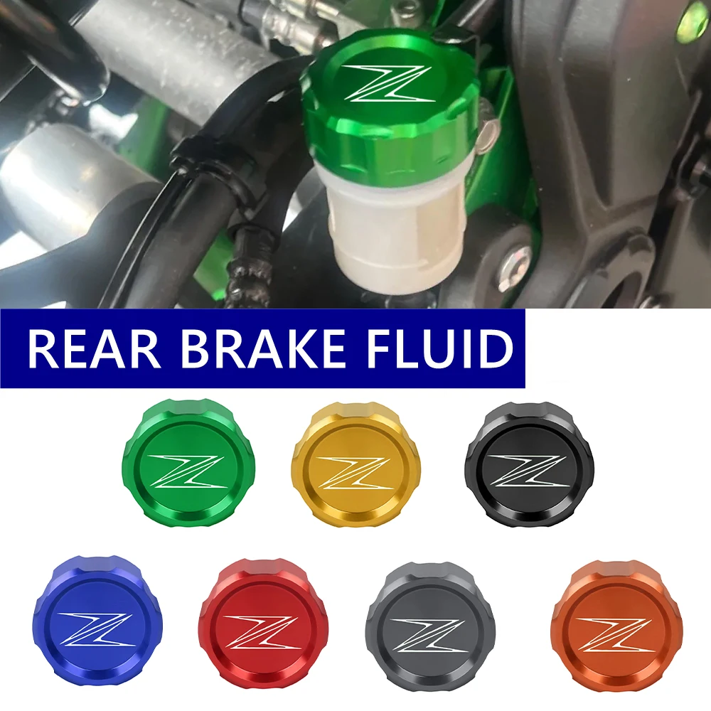 

For kawasaki Z900 Z250 Z650 Z750 Z400 Z800 Z1000 SX Ninja 400 650 300 ZX6R ZX10R Reservoir Cover Rear Rake Fluid Cylinder Cap