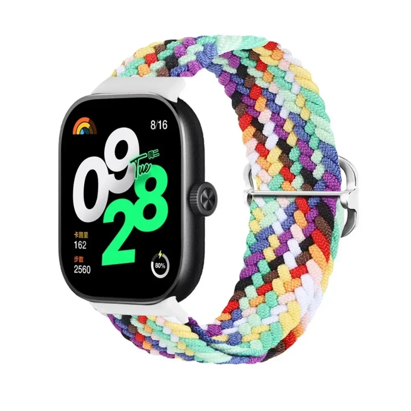 Nylonarmband für Xiaomi Mi Band 10 7 9 8 Pro, elastisch, verstellbar, geflochtenes Solo-Loop-Ersatzarmband, Correa für Redmi Watch 4 5 6