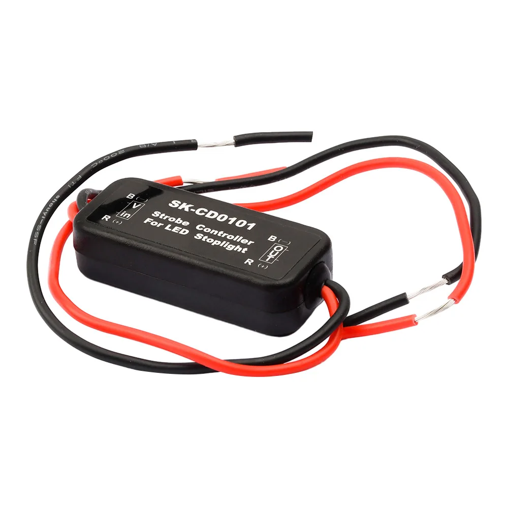 Flash Strobe Controller Flasher Module for LED Brake Light Tail Stop Light 12-24V SK-CD0102 SK-CD0101 SK-CD0100