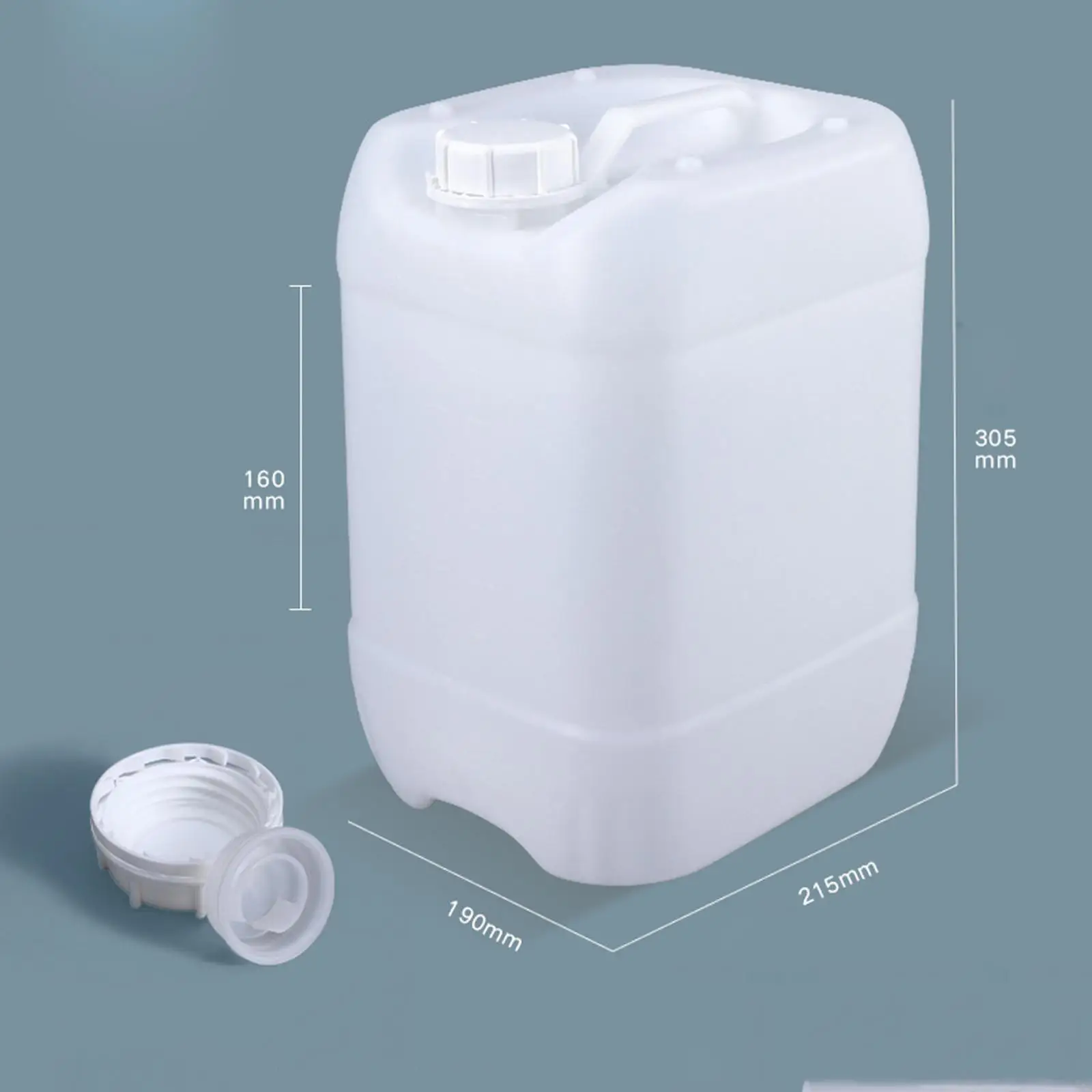 خزان مياه للتخييم من البولي ايثيلين مفيد مع مقبض حاوية مياه محمولة متينة