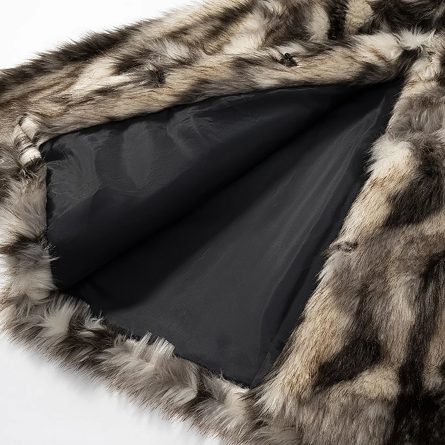 2025 5, Kunstpelzmantel, elegant, modisch, neuer Stil, bequeme Bürokleidung, lässig, vielseitig, Vintage, sexy Mantel