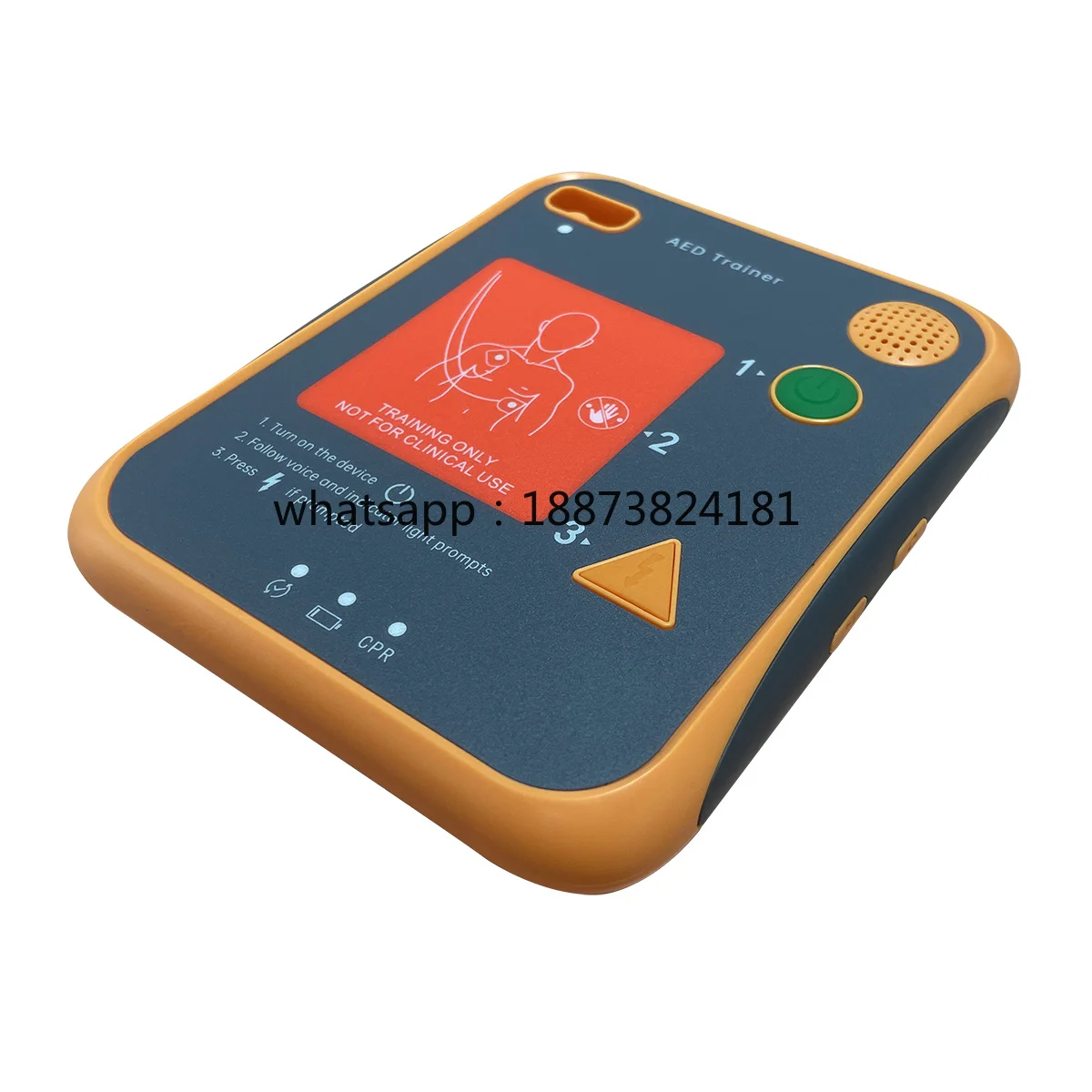 AED Trainer CPR AED Training Simulator First Aid AED Trainer With Electrode Pads in English fast shipping