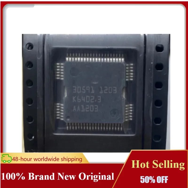 5-10PCS  30591 HQFP-64 EDC7 Diesel Car Computer Board Power Driver Chip for BOSCH ECU New in Stock Hot Selling
