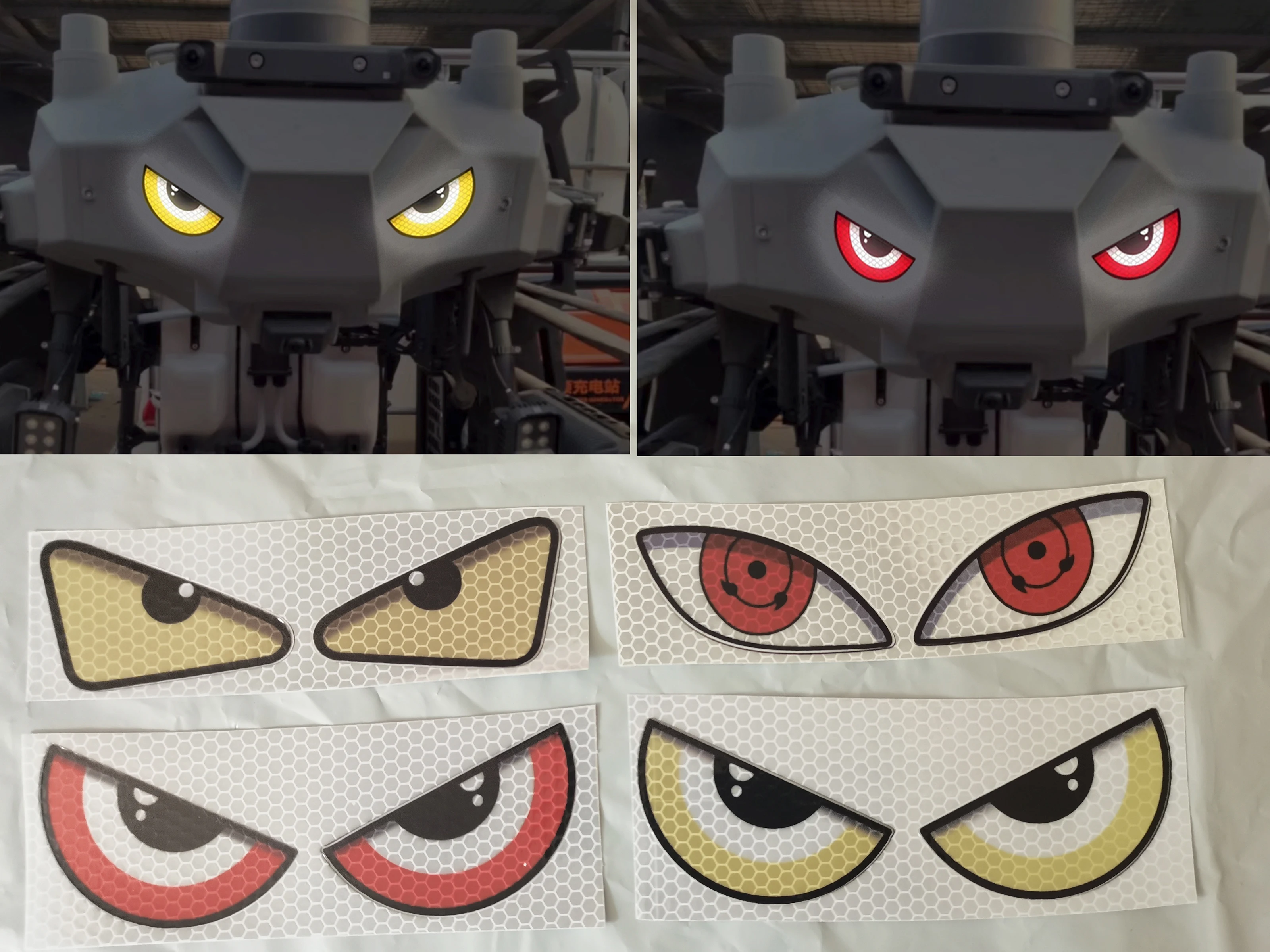 

4pcs Stickers for DJI AgrasT20PT25T30T40T50T60T70T70PT100 Drone Decals