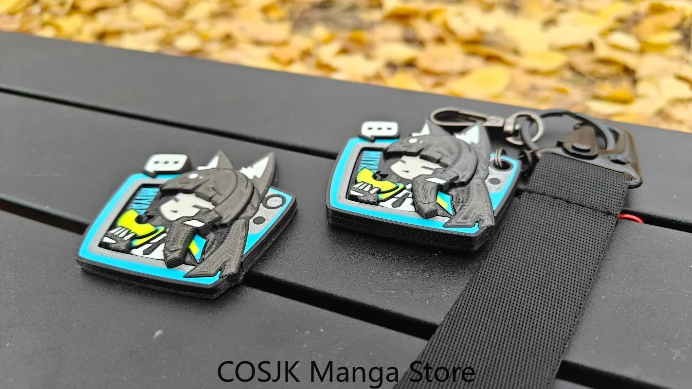 

Anime Zenless Zone Zero Fanmade Hoshimi Miyabi Bernice Amble 3D Keychain Fridge Magnet Bag Charm Model Pandent Game Souvenir