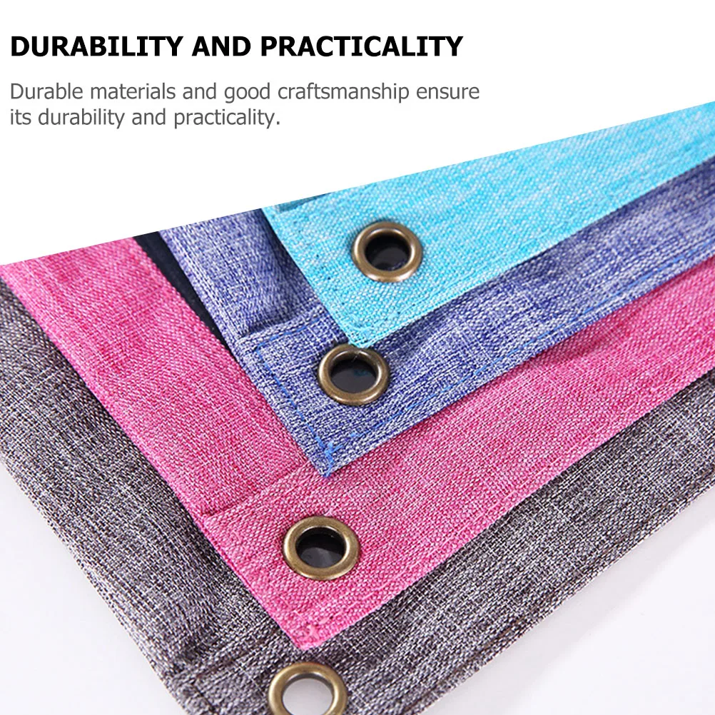 

4 Pcs File Bag Pen B5 Binder Pockets Loose-leaf Pouch Filling Folders Multipurpose Blinder Pouches