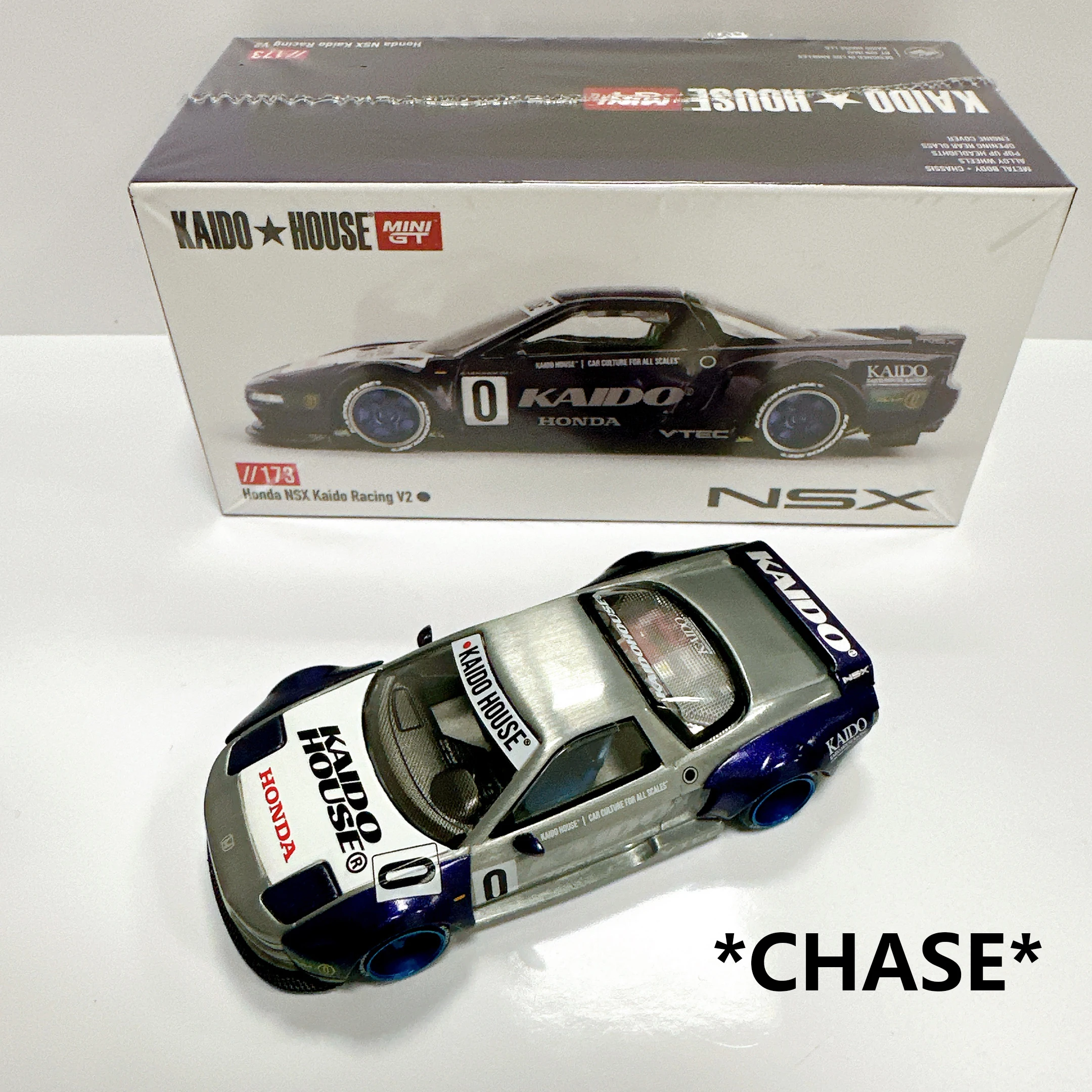 

Kaido House 173 *CHASE* 1:64 NSX Racing V2 Openable Hood Diecast Car Model MINIGT KHMG