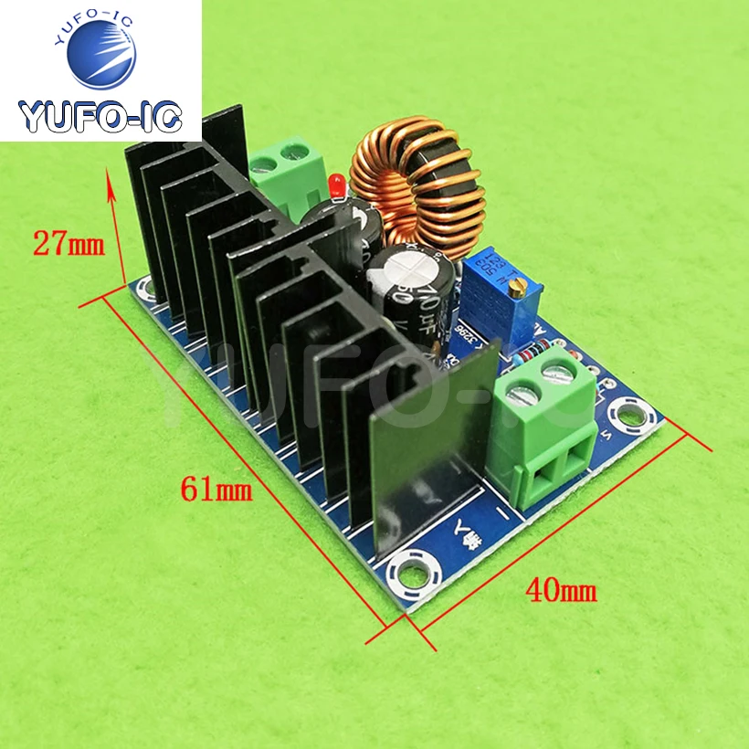 Free Ship 1PCS XH-M400 Step-down Module Adjustable Pressure XL4016E1 Power DC-DC DC Regulating Plate 8A With Voltage Regulator