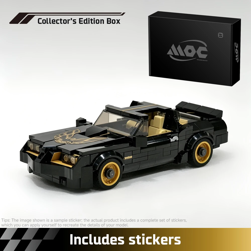 Neue MOC-Geschwindigkeit ​ ​ Serie 1967 City Sports Car Modellbausatz DIY Modulares Auto Technologie-Montagespielzeug Sammlerstück für Erwachsene Geschenk