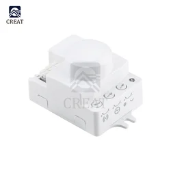 5.8G Microwave Sensor Switch 220V TDL-1912 Intelligent Energy-saving Control Radar Sensor Strong Anti-interference