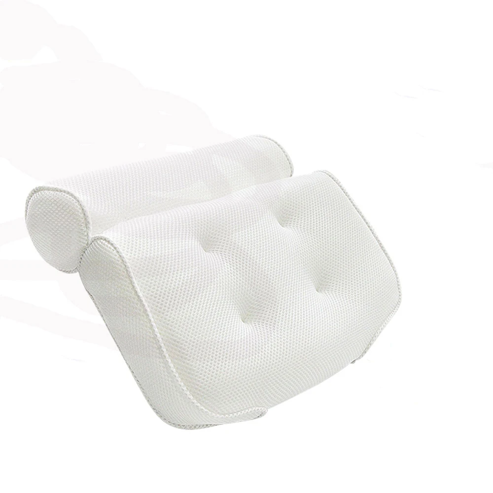 

6pcs Bathtub Pillow Spa Neck Cushion Non Slip Bath Headrest Massage Relaxation Waterproof Comfortable Tub Pad Home Goods