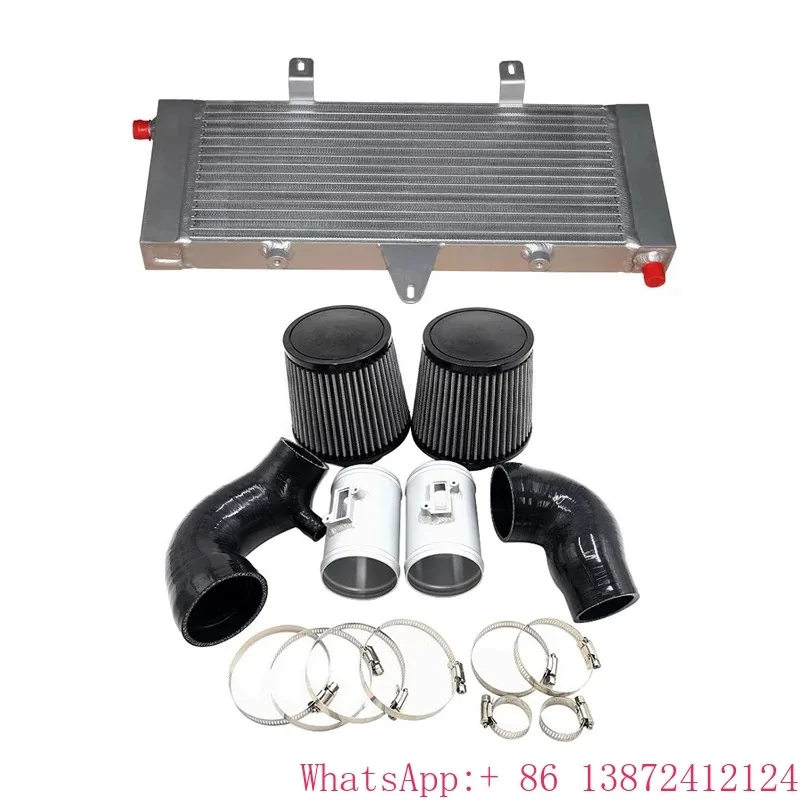 Air Intake Kis & Heat Exchanger for Infiniti Q50 Q60 Sport Red 3.0