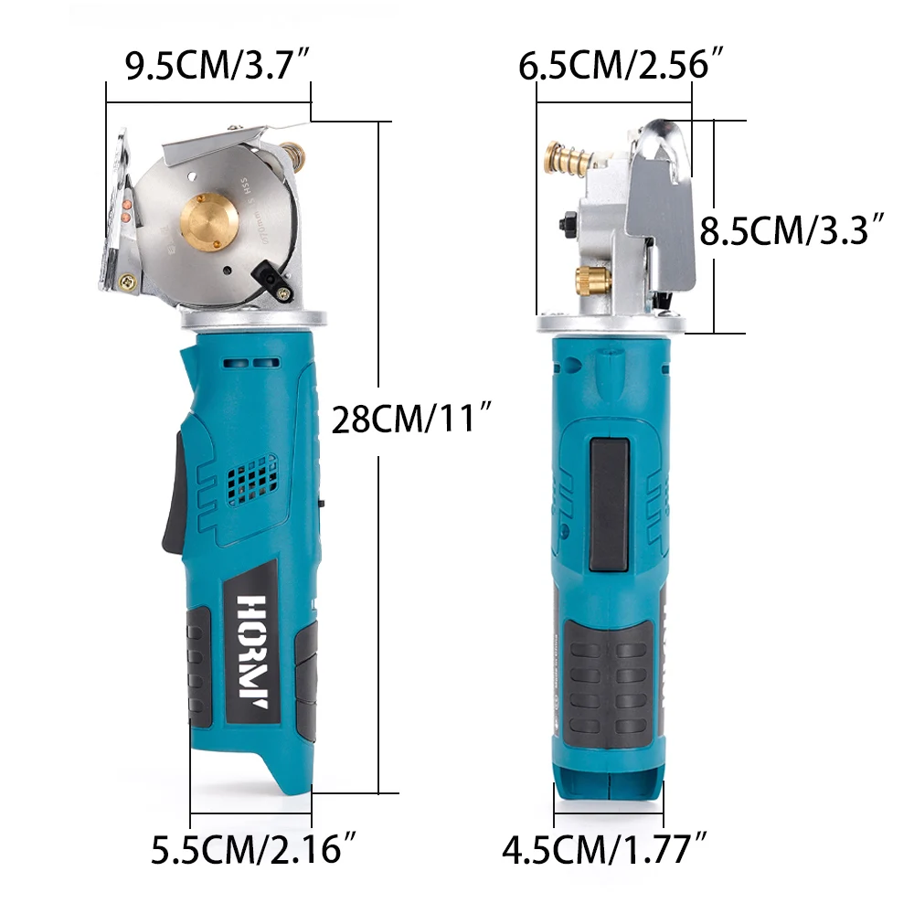 

12V rechargeable fabric cutting knife electric circular knife cutting machine fabric cutting tool rechargeable handheld scissors