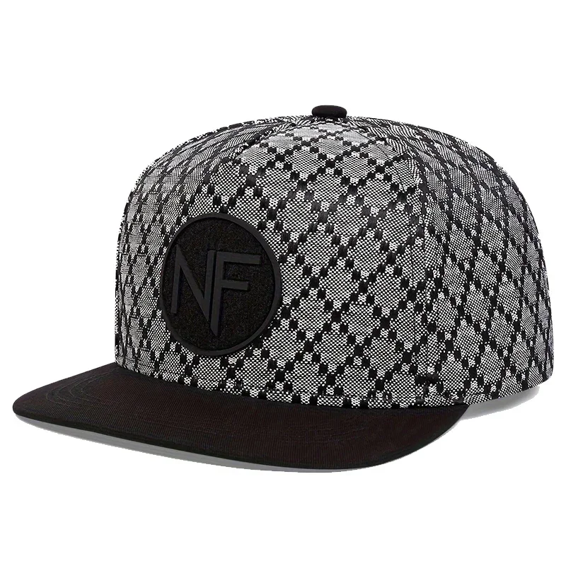 Unisex NF Letter Embroidery Hip-hop Hats Spring and Autumn Outdoor Adjustable Casual Baseball Caps Sunscreen Hat
