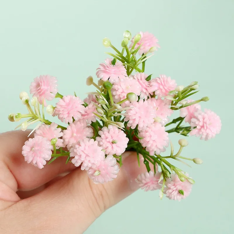 20/40Pcs Künstliche Blumen 8CM Gefälschte Blume Für Wohnkultur Hochzeit Ehe Dekorationen Ornamente Handwerk Geschenk Girlande zubehör – Detail 5