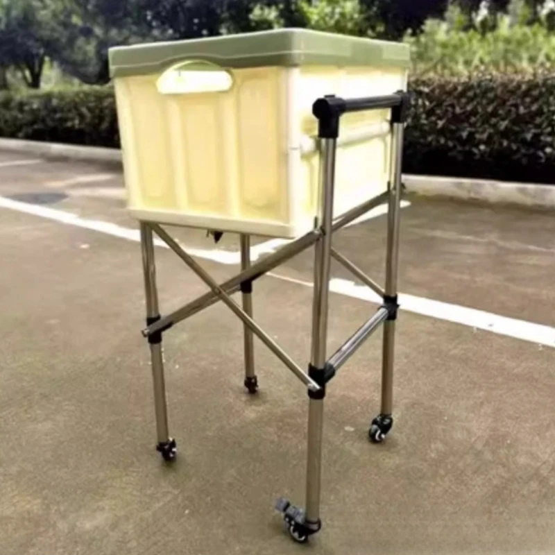 Foldable Badminton Collection Frame Large Capacity Badminton Ball Collector Scalable Balls Picking Box Portable Sports Equipment